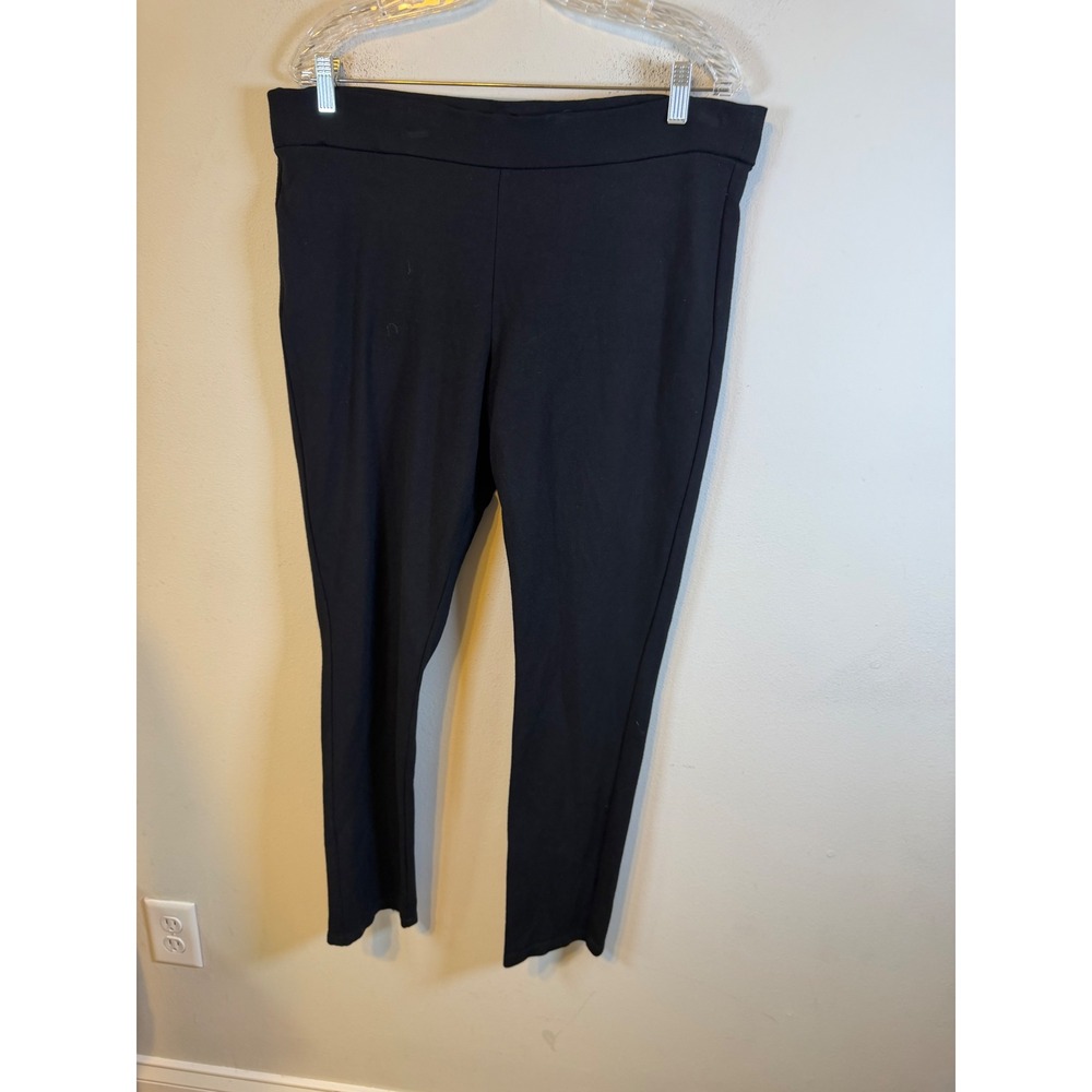 NYDJ Womens Leggings Lift Tuck Technology Black Size 14